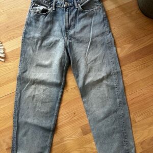 H&M Men's Relaxed Fit Denim Jeans - Light Blue